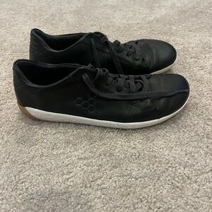 Vivobarefoot Black Leather Sneakers